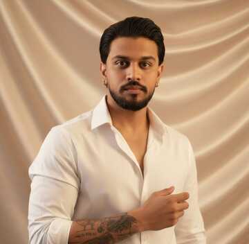 White shirt portrait
